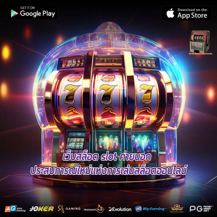 เว็บสล็อต slot ค่ายนอก ประสบการณ์ใหม่แห่งการเล่นสล็อตออนไลน์